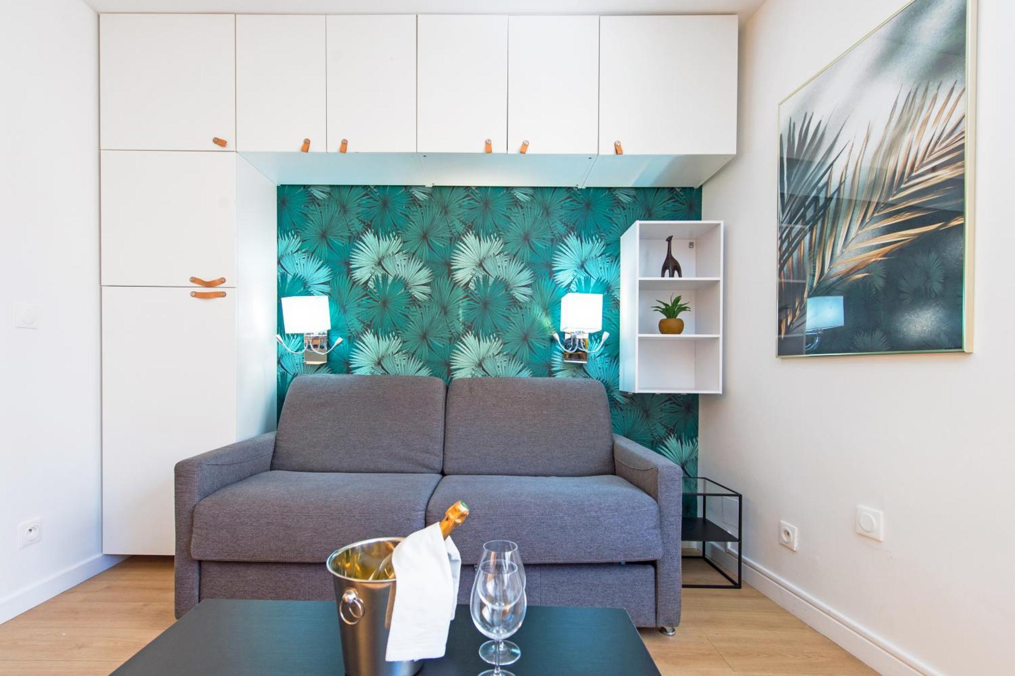 Monaco border, renovated studio, private parking Beausoleil Esterno foto