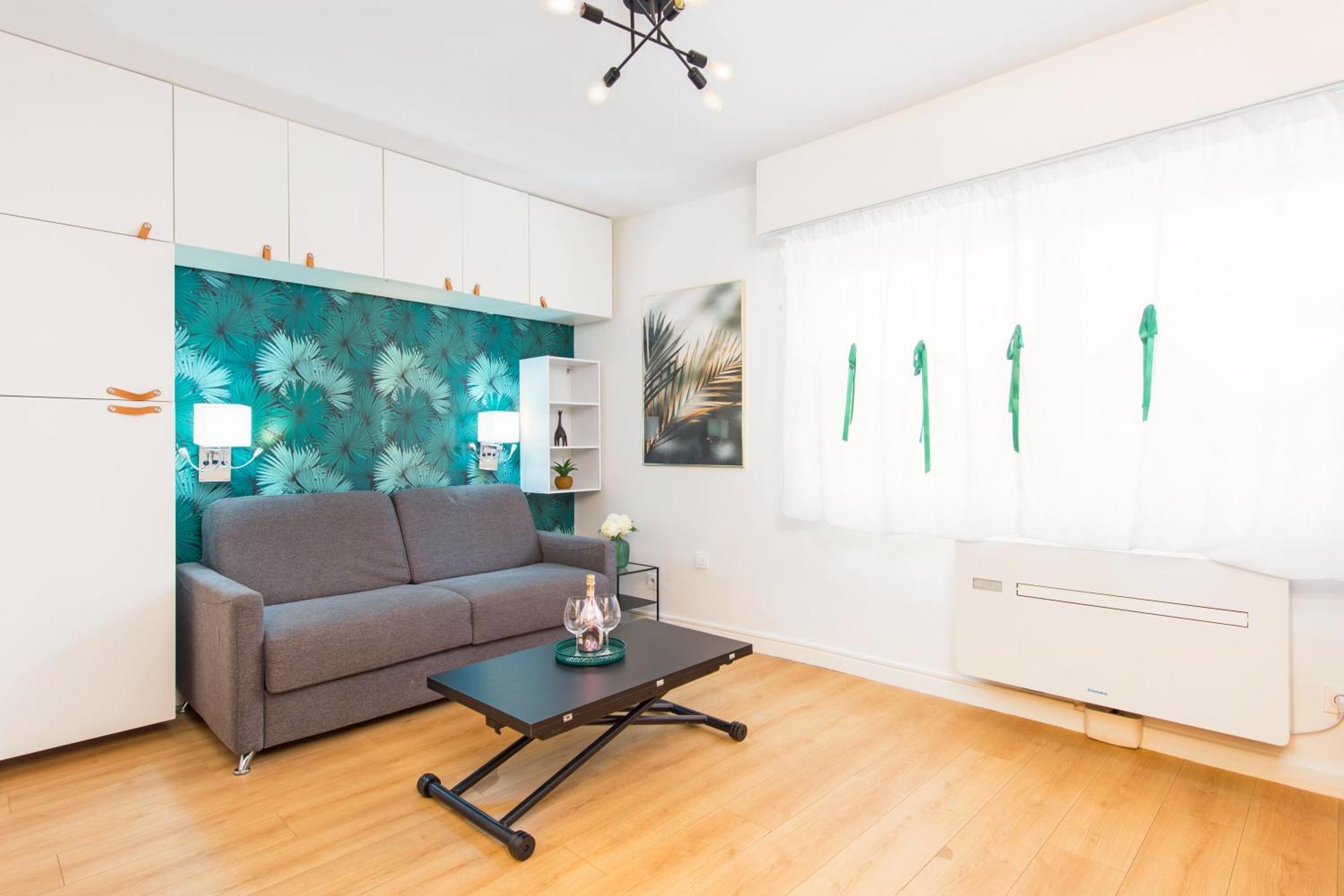Monaco border, renovated studio, private parking Beausoleil Esterno foto